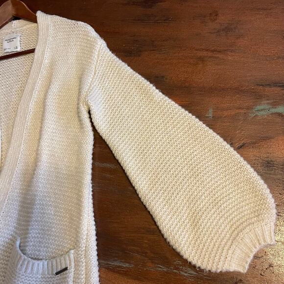 Abercrombie & Fitch Women's Chunky Long Cardigan Sweater Size XS - Picture 3 of 9